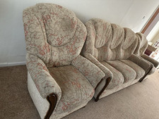 Piece suite beige for sale  WIGAN