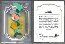 Cartão Topps Chrome Disney 2024 #43 Chapeleiro Maluco Alice no País das Maravilhas comprar usado  Enviando para Brazil