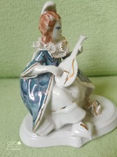 Porzellan figure dame gebraucht kaufen  Augsburg