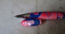 Usado, ORIGINAL STYLO BILLE RECIFE EN RESINE ROSE & BLEUE - FINITION MARBREE - 114 MM comprar usado  Enviando para Brazil