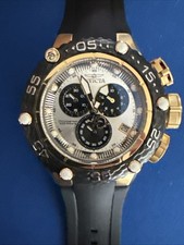 INVICTA 24445 Relógio Masculino 50mm Subaqua Noma VI Pulseira de Silicone Preto/Dourado MSRP $2095 comprar usado  Enviando para Brazil