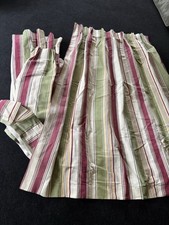 Striped curtains pinch for sale  WINCANTON