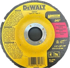 Rebolo de corte DW8424 4-1/2" x 0,045" x 7/8" Dewalt TP27 alto desempenho {Q}, usado comprar usado  Enviando para Brazil