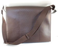 BOLSA DE OMBRO OMEGA MESSENGER GENUÍNA MARROM COURO FINO SÍMBOLO BOUTIQUE comprar usado  Enviando para Brazil