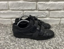 Autentyczne męskie Prada 2 Pasek Skórzane trampki Buty Czarne Rozmiar 6 US 7 UK 6 na sprzedaż  PL