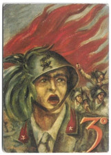 Cartolina militare reggimento usato  Trieste