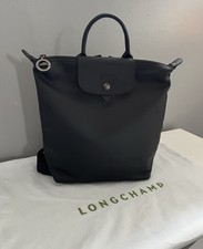 Longchamp black leather for sale  SALISBURY