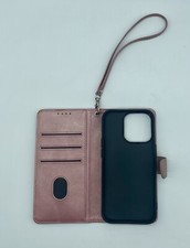 Carteira de couro porta-cartão capa suporte alça de pulso para iPhone 11 Pro, usado comprar usado  Enviando para Brazil