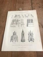Gravure ancienne architecte d'occasion  Saint-Jean-en-Royans