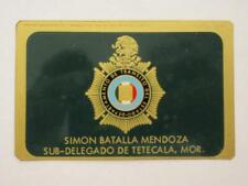 CRACHÁ OBSOLETO DÉCADA DE 1960 TETECALA MORELOS MÉXICO SUBDELEGADO POLÍCIA MEXICANA POLÍCIA comprar usado  Enviando para Brazil