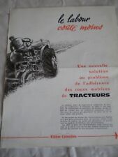 Vintage tracteur brochure d'occasion  Bais