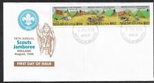 Faixa de acampamento Maldivas 1995 18º WORLD SCOUT JAMBOREE HOLLAND em FDC, usado comprar usado  Enviando para Brazil