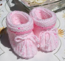 Babyschuhe gestrickt gehäkelt gebraucht kaufen  St. Egidien