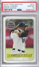 Usado, 2018 Topps Heritage Minor League Edition estampa curta Jesus Luzardo PSA 10 GEM ESTADO PERFEITO comprar usado  Enviando para Brazil
