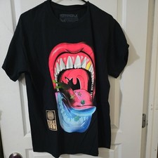 Camisa Travis Scott Astroworld Fest 2021 boca preta tamanho médio NOVA comprar usado  Enviando para Brazil