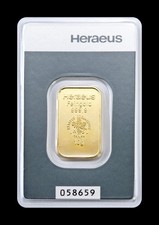 Goldbarren 10g gramm gebraucht kaufen  Werdau