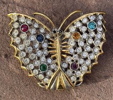 Vintage schmetterling clip gebraucht kaufen  Ettlingen