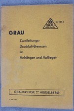 Grau druckluftbremse anhänger gebraucht kaufen Grau druckluftbremse anhänger gebraucht kaufen  Nassenfels