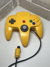 Controle Nintendo 64 N64 - NUS-005 - Cor amarela, muito fabricante de equipamento original - Testado comprar usado Controle Nintendo 64 N64 - NUS-005 - Cor amarela, muito fabricante de equipamento original - Testado comprar usado  Enviando para Brazil