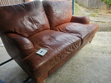 laura ashley leather sofa for sale  COVENTRY