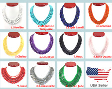 Handmade gemstone necklace for sale  Allen