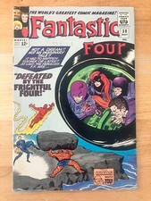 Quadrinhos Fantastic Four #38 (Marvel Comics maio de 1965) sólido grau médio comprar usado  Enviando para Brazil