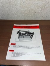 Brochure prospectus arracheuse d'occasion  France