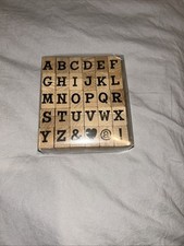 Wooden stamps set for sale  NEWCASTLE UPON TYNE