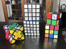 Pacote com 5 cubos de velocidade conjunto quebra-cabeça cubos mágicos Mefferts 3x3 4x4 5x5, usado comprar usado Pacote com 5 cubos de velocidade conjunto quebra-cabeça cubos mágicos Mefferts 3x3 4x4 5x5, usado comprar usado  Enviando para Brazil