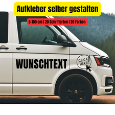 Autobeschriftung WUNSCHTEXT Aufkleber 10-80cm selber gestalten Werbebeschriftung, usado comprar usado  Enviando para Brazil
