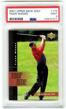 TIGER WOODS~2001 DECK SUPERIOR GOLF TOUR TIME PSA-9 CARTÃO DE CONTROLE REMOTO NOVATO PERFEITO #176~NOVO ESTOJO comprar usado TIGER WOODS~2001 DECK SUPERIOR GOLF TOUR TIME PSA-9 CARTÃO DE CONTROLE REMOTO NOVATO PERFEITO #176~NOVO ESTOJO comprar usado  Enviando para Brazil