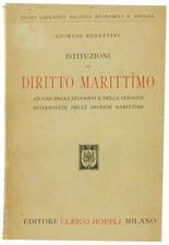 Istituzioni diritto marittimo usato Istituzioni diritto marittimo usato  Villarbasse