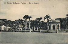 PC BRAZIL, TERRACO DO PASSEIO PUBLICO, RIO DE JANEIRO, VINTAGE POSTCARD (B36206) comprar usado  Enviando para Brazil
