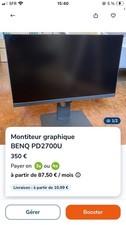 Montiteur graphique benq d'occasion  Meslay-du-Maine