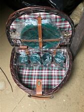 Wicker picnic basket for sale  WATERLOOVILLE