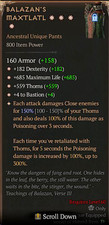 🔥Diablo 4 Temporada 9 ⭐ 4GA BALAZAN'S MAXTLATL Max Roll comprar usado  Enviando para Brazil