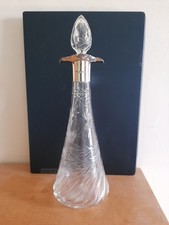 crystal silver decanter for sale crystal silver decanter for sale LONDON