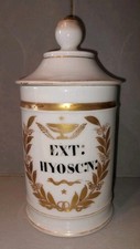 Pot pharmacie porcelaine d'occasion  Saint-Ouen