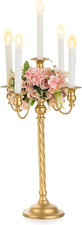 Candelabro terra oro usato  Roma