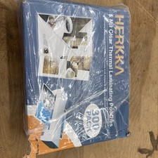 Pacote com 300 folhas de laminação, comporta folhas de 8,5x11 polegadas, laminação térmica Mil Clear comprar usado  Enviando para Brazil