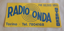 Adesivo vintage radio usato  Crescentino
