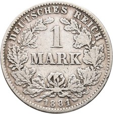 Kaiserreich mark 1881 gebraucht kaufen  Schwarzenbach am Wald