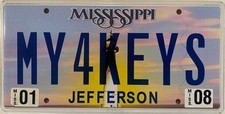 Vanity four keys for sale  USA