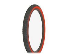 Pneu de bicicleta ALTA 26" x 2.125" preto/vermelho parede lateral (1) pneu diamante 26" bicicleta comprar usado  Enviando para Brazil