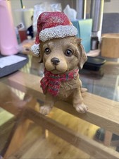 Ceramic xmas dog for sale  ST. ALBANS