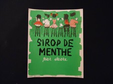 Etiquette ancienne sirop d'occasion  Montbrison