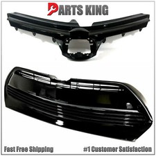 Conjunto de 2 peças grade dianteira superior para Toyota Corolla L LE XLE CE 2017 2018 2019, usado comprar usado  Enviando para Brazil