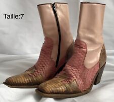 Vintage botte cowboy d'occasion  Expédié en Belgium