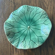 Usado, Placa decorativa de parede cerâmica artesanal almofada lírio 9” Arhaus comprar usado  Enviando para Brazil