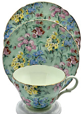 Shelley Tea Trio Raro "Melody 13453" Feito na Inglaterra 1925/1940 comprar usado  Enviando para Brazil